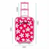 Madeliefjesmania hotpink Kinderkoffer - Roze klein -productfoto_formaten