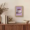 Taart - Kersen - Juwelen - Rood Light Box met kabel (Tafellamp) klein -sfeer2