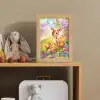 Hertje - Eekhoorn - Bloemenveld - Kleurrijk Light Box met kabel klein -sfeer2_kind