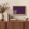 Oh hi - Paars - Cursief Light Box met kabel (Tafellamp) klein -sfeer2
