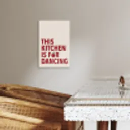 Rood - Quote - Kersen KitchenYeah - Keuken - Canvas klein -sfeer3