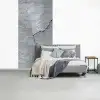 Beton - Grijs - Scheur fotobehang vinyl groot -slaapkamer