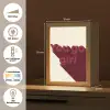 you go girl - 3D - Rood Light Box met kabel (Tafellamp) klein -USP_DE