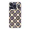 Floraal - Ornament - Blauw Telefoonhoesje iPhone 17 Pro klein 878 -3d