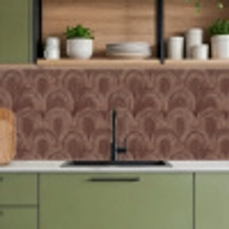 Ritmisch - Effect - Bruin keuken achterwand 2 middel 871 -sfeer3