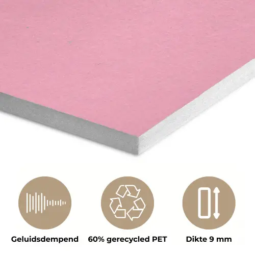 Blad - Groen - Illustratie - Minimalistisch PET vilt klein -closeup_NL