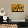 Boom - Levensboom - Abstract - Goud poster papier klein -sfeer1