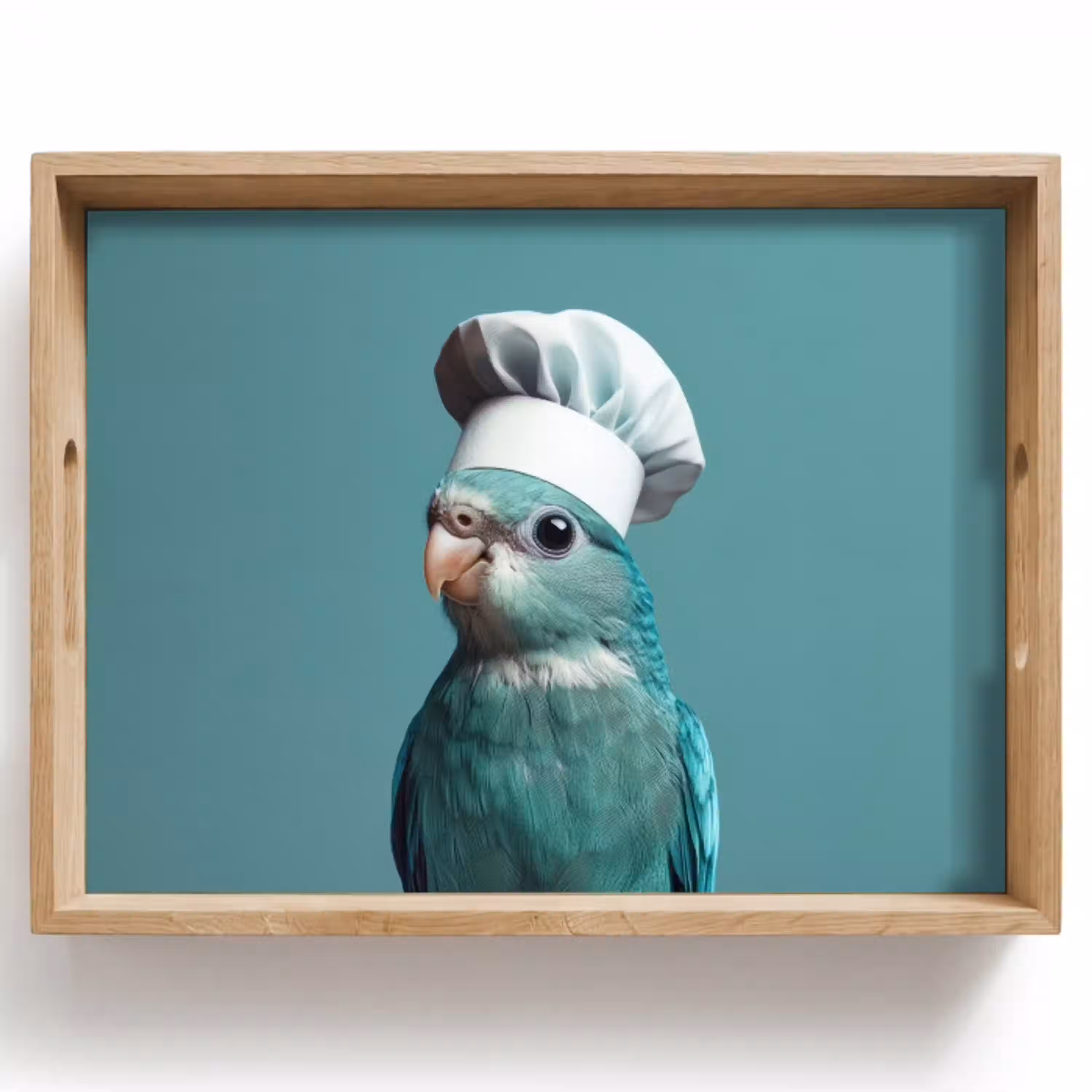 Parkiet - Vogel - Koksmuts - Cute Dienblad Rechthoek middel -z3d_shopping