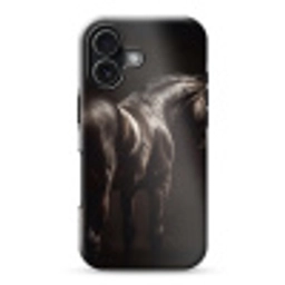 Krachtig - Paard - Donker Toughcase MagSafe Apple iPhone 17 klein -3d
