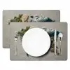 Wereldkaart - Geborduurd - Aardetinten Placemat vinyl groot -zzsfeer2_Kitchenyeah-website