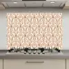 Geometrisch - Patroon - Beige keuken achterwand spatscherm klein 900 -3d_website