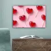 Lollies - Hartjes - Roze canvas 2cm klein -sfeer4