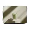 Matcha - Glas - Groen - Minimalistisch laptophoes neopreen klein -3d