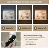 Vlinder - Bloem - Oranje Light Box met batterij (Wandlamp) middel -USP_lichtkleurNL