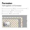 Patroon - Symmetrisch - Beige Muismat XXL klein 681 -sfeer5
