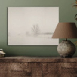 Boom - Mist - Sneeuw - Winter - Minimalistisch PET vilt klein -sfeer2