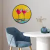 Glazen - Cocktail - Citroen - Kers Fotolijst rond zonder passe partout klein -sfeer2
