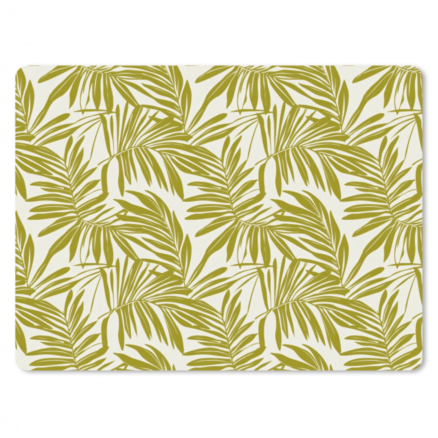 Palmblad - Patroon - Groen muismat rubber klein 262 -3d