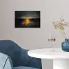 Gouden Reflectie op Water poster papier klein -sfeer3