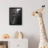 Wijnfles - Glas - Handen - Raam fotolijst zwart zonder passe partout klein -usfeer4_kinderkamer