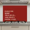 Rood - Quote - Liefde keuken achterwand spatscherm klein -3d_website