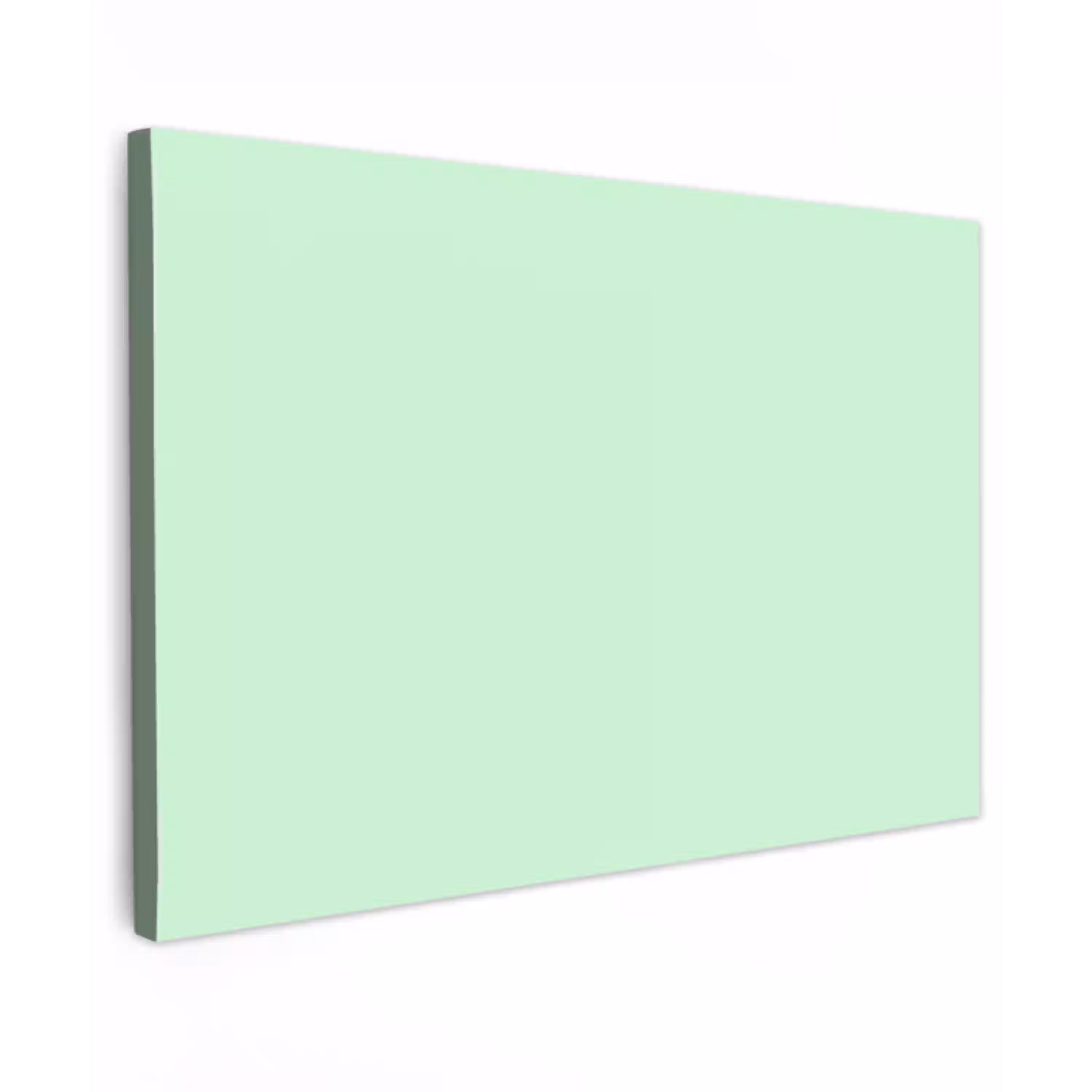 Pale - Mint - Groen Tuinposter op houten frame 2 cm dik klein 845 -3d