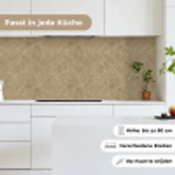 Beige - Marmer - Witte aders keuken achterwand 2 middel 871 -sfeer4_DE