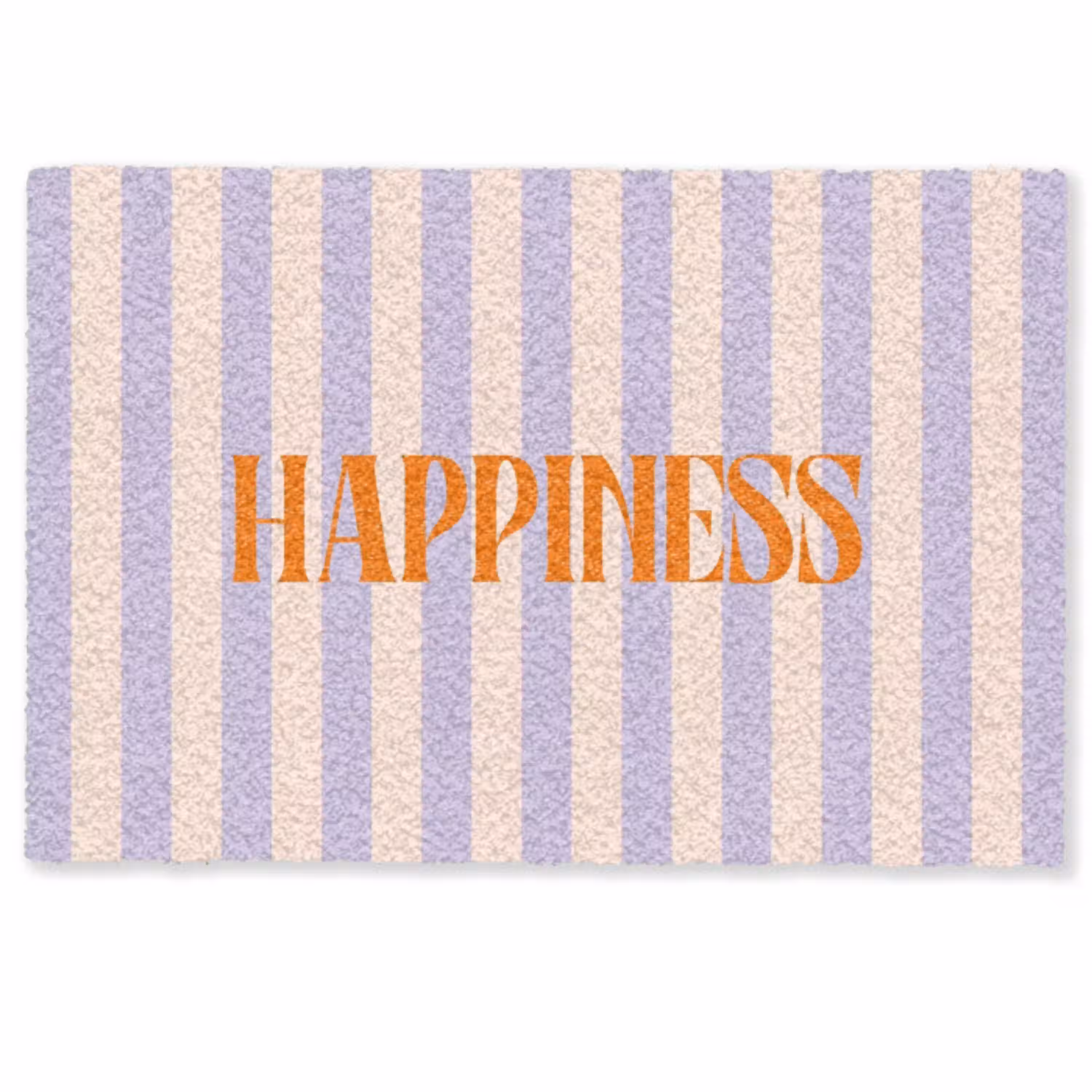 Lila - Oranje - Strepen - Happiness Deurmat klein -zkaufland3d