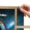 Neon - Net - Voetbal - Kleurrijk Light Box met batterij (Wandlamp kind) middel -USP_websiteprintNL