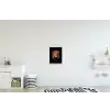Kleurrijke leeuw in graffiti stijl textielposter latten blank klein -kinderkamer
