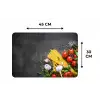 Pasta - Kruiden - Tomaat - Specerijen - Rustiek Placemat vinyl groot -specs