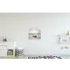 Roeiboot - Zee - Horizon textielposter latten blank klein -kinderkamer