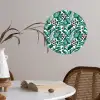 Bladeren - Tropisch - Jungle Wandcirkel behangsticker klein -sfeer3
