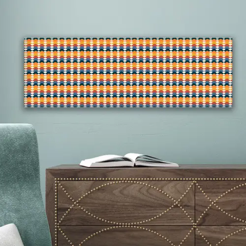 Retro - Disco - Golven canvas 2cm klein 828 -sfeer4