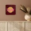 love your damn self - Cirkel - Glitter - Rood plexiglas 5mm klein -sfeer5