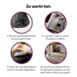 Botanisch - Stilleven - Blauw Inductie beschermer vinyl 3mm middel -zzzzzzz-cc-werking