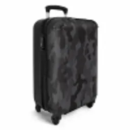 Groene camouflage print NBS - Handbagage koffer - Unisex middel -productfoto_3d
