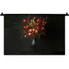 Bloemen - Takken - Boeket Wandkleed katoen klein -zz3d