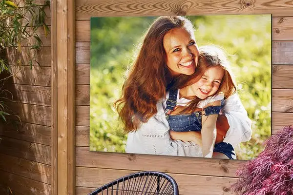 Foto op aluminium voor buiten