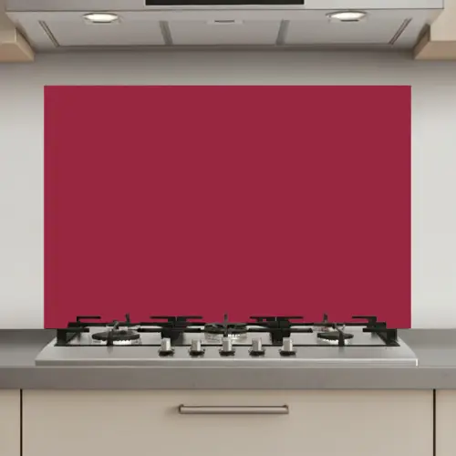 Rood - Effen kleur keuken achterwand spatscherm klein 900 -3d_website