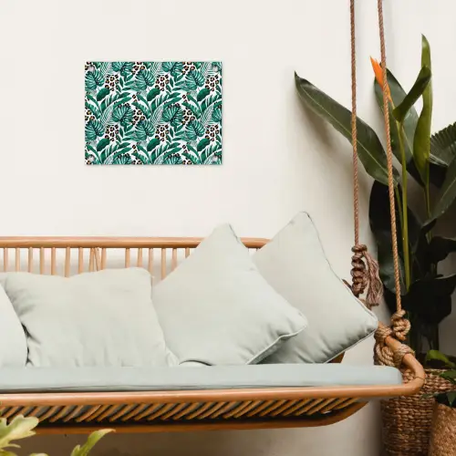Panterprint - Bladeren - Jungle tuinposter los doek klein -sfeer7