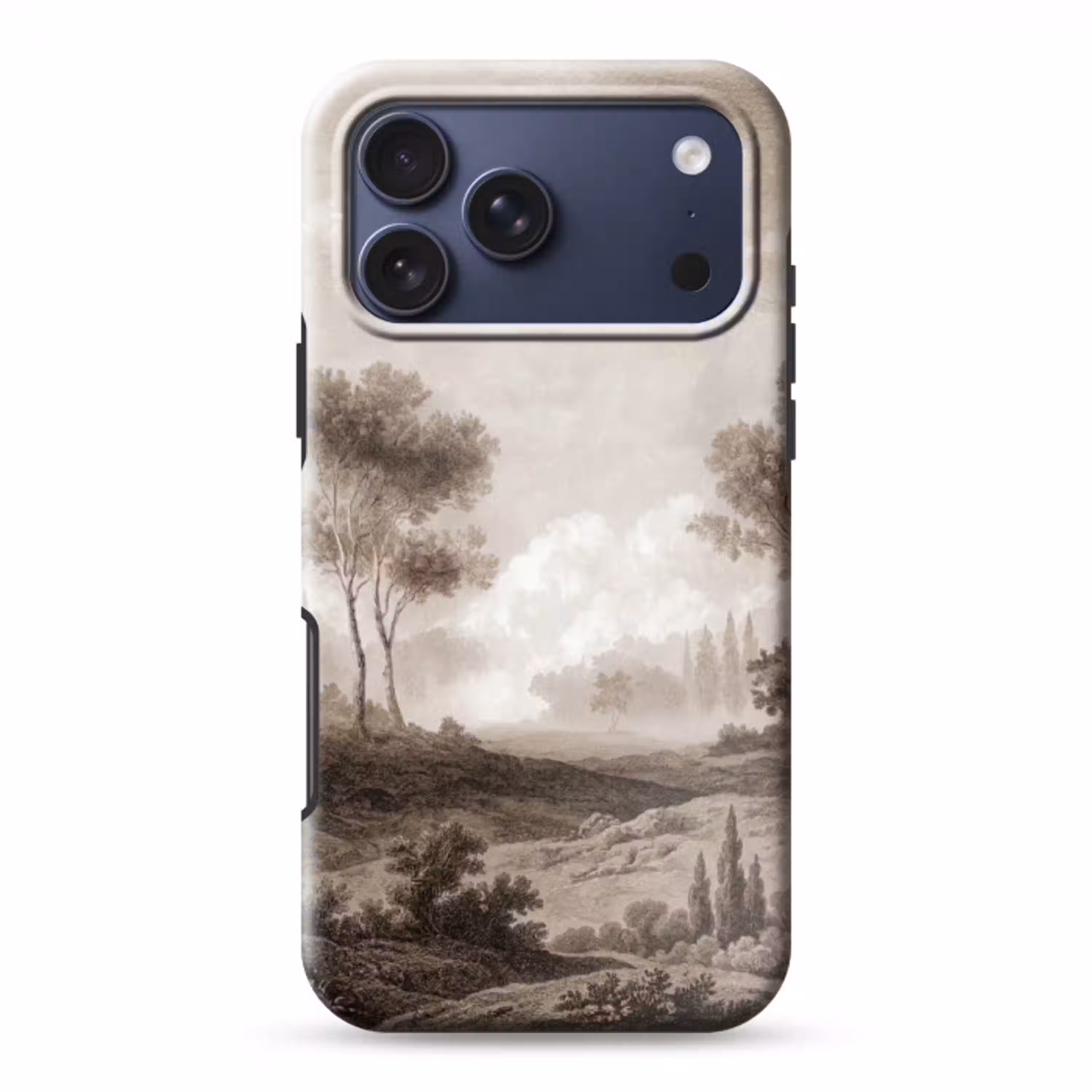 Klassiek - Landschap - Neutraal Toughcase MagSafe Apple iPhone 17 Pro Max klein -3d