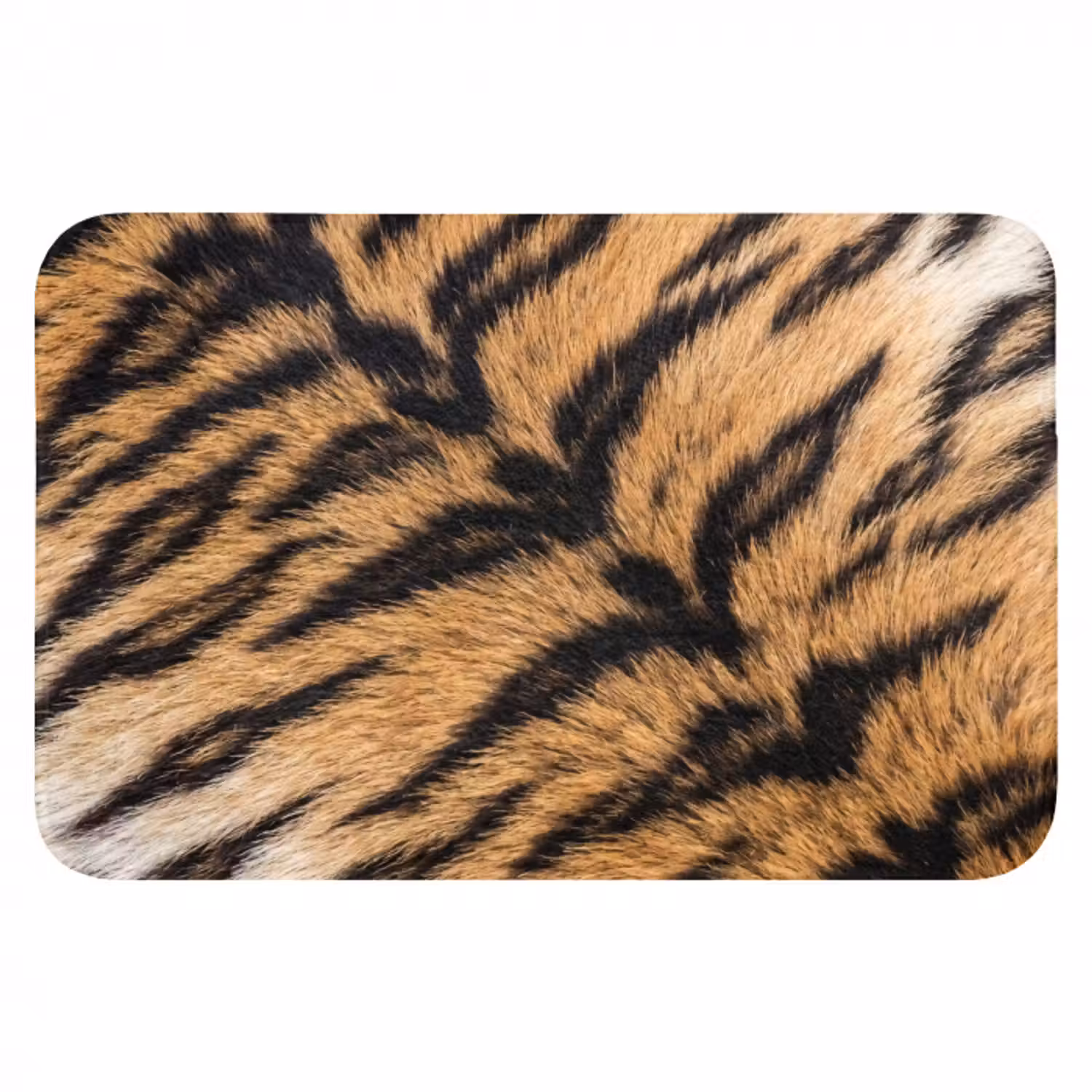 Badematte - Realistisch - Tigerfell - Schwarz