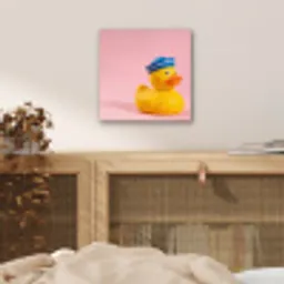 Matroos - Eend - Roze aluminium wit klein -sfeer3