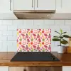 Roze - Kleuren - Fruit - Patroon keuken achterwand spatscherm klein 900 -sfeer2