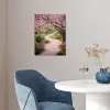 Kersenbloesem - Natuur - Sakura - Pad - Japanse tuin poster papier klein -sfeer3