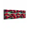 Aardbeien - Rood - Groen - Kroontjes canvas 2cm klein 828 -z3d