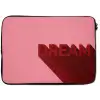 Dream - 3D - Rood - Roze laptophoes neopreen klein -zkaufland3dotto