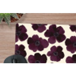 Bloemen - Aquarel - Paars muismat rubber klein 262 -closeup
