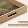 Strik - Beige - Witte - Wijn Dienblad Rechthoek middel -USP_HandgreepNL